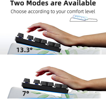 Ospelelf Keyboard Wrist Rest, Comfortable Ergonomic Keyboard Stand Riser Holder for Office Home