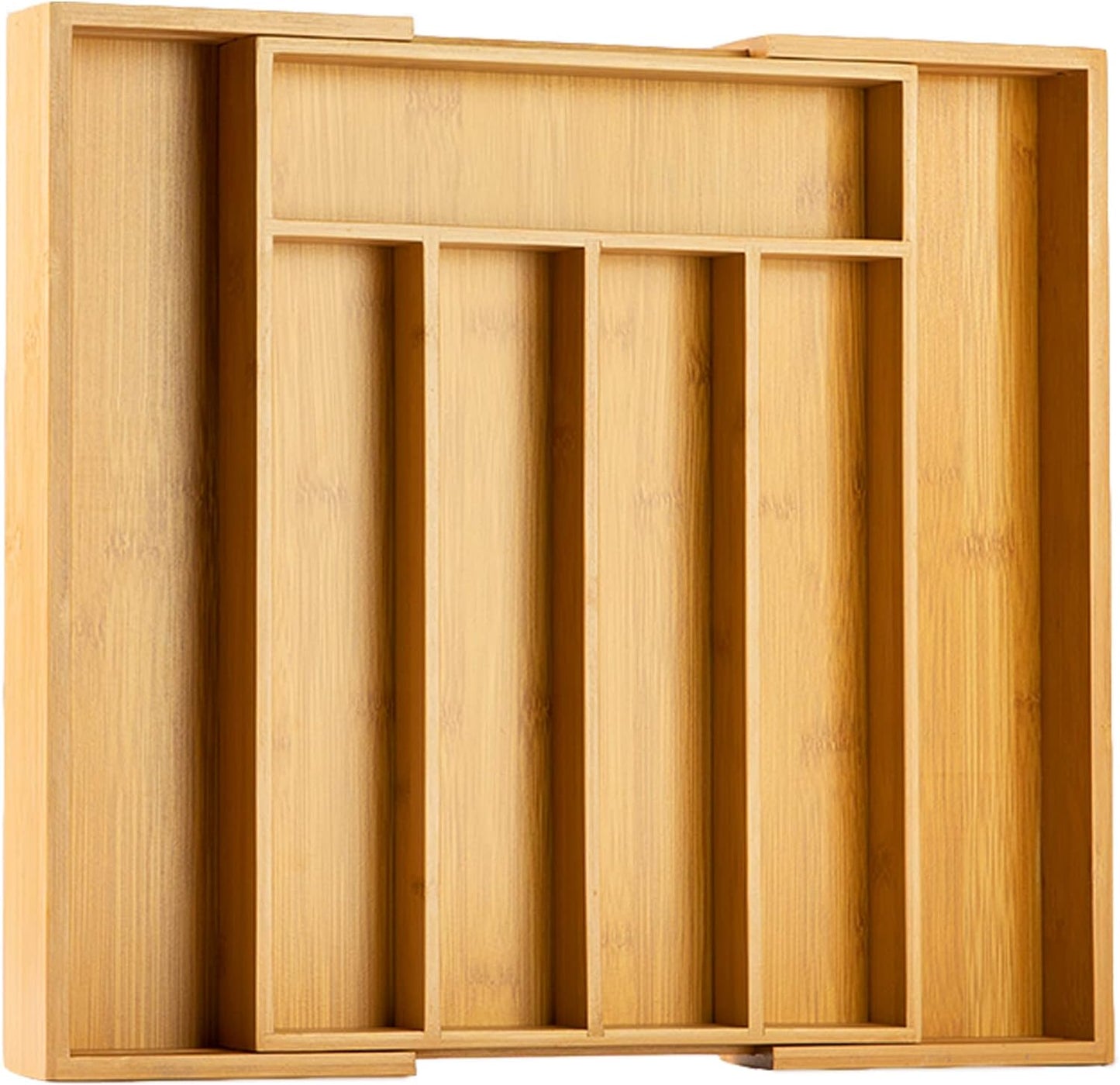 Kitchen Silverware Drawer Organizer and Storage Flatware Cutlery Utensil Holder Spice Rack Containers Bathroom Counter Cabinet Office Desk Makeup Drawer Tray Kitchen and Dining Tools Decor Accessories