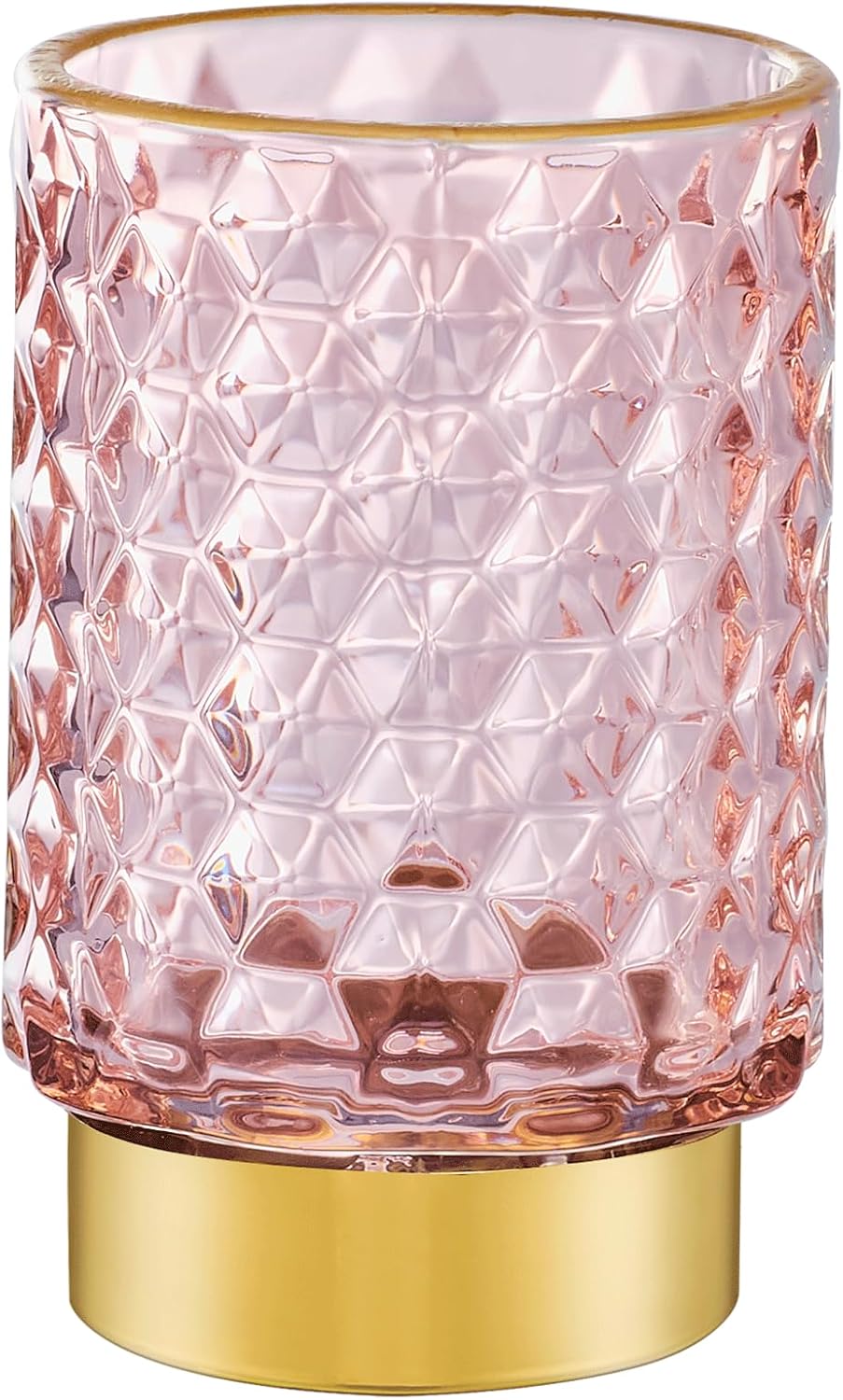 Makeup Brush Holder Organizer,Toothbrush Holders,Desk Pen Pencil Holder,Multifunctional Vintage Glass Brush Cup（A46-6-US）