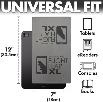 Flight Flap Airplane Phone Holder, Flexible Cell Phone Holder, Folding Cellphone Stand for Desk, Bed, Office, Treadmill - Airplane Gadgets for Long Travel Accessories - Plane Essentials (Silicone)