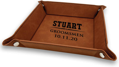 Personalized Organizer for Men, Jewelry Tray, Desk Organizers for Men Women, Men Women Jewelry Key Tray, Desk Storage Plate, Valet Tray Desktop Storage Organizer