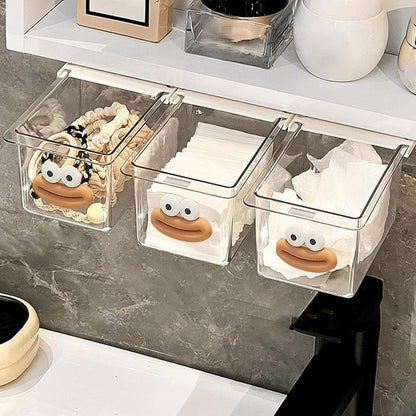 3 Pack Under Desk Storage Drawer,Self-Adhesive Slide-Out Organizer Box,Under Table Shelf Hidden Pull-Out Cabinet,Space-Saving Tray for Office Kitchen Bathroom