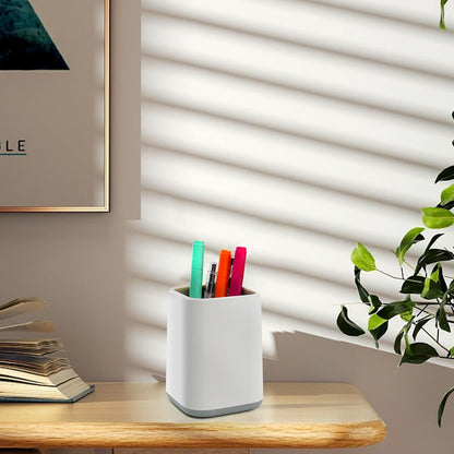 ZUFECY Pencil Holder, Pen Cup Makeup Brush Holder, Desktop Organizer Storage Case Scandinavian Design Stationery for School Home Office Supplies (Green)