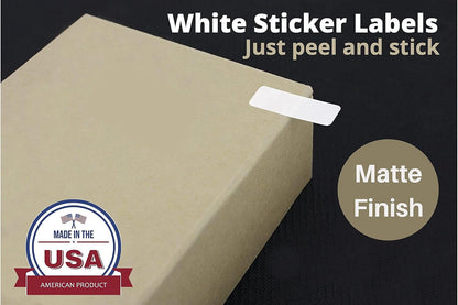 White Rectangular Labels + Bonus Color Labels - Value Pack - 1138 Pack