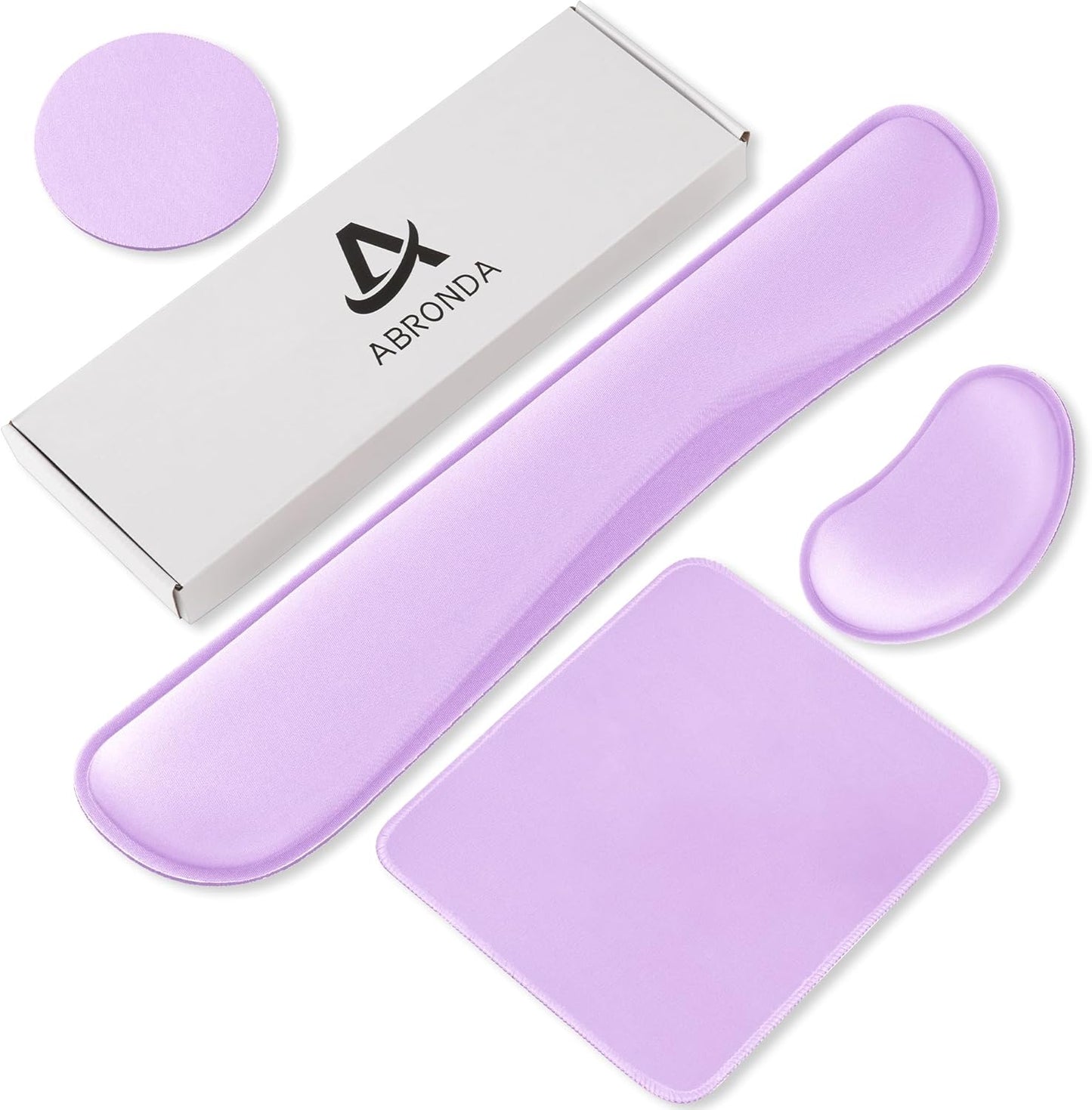 Office Ergonomic Memory Foam Computer Mouse and Keyboard Wrist Rest pad Support Carpal Tunnel, Wrist Rest for Keyboard and Mouse, Wrist Support Set