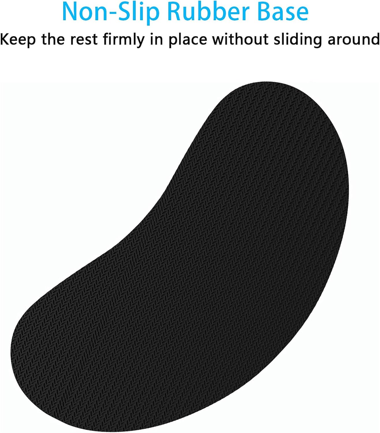 Dapesuom Keyboard Wrist Rest Set, Cute PU Leather Wrist Cushion for Computer Keyboard and Mousepad, Memory Foam Mouse Pad Rests Support with Non-Slip Base for Typing Pain Relief Laptop, Colonial White