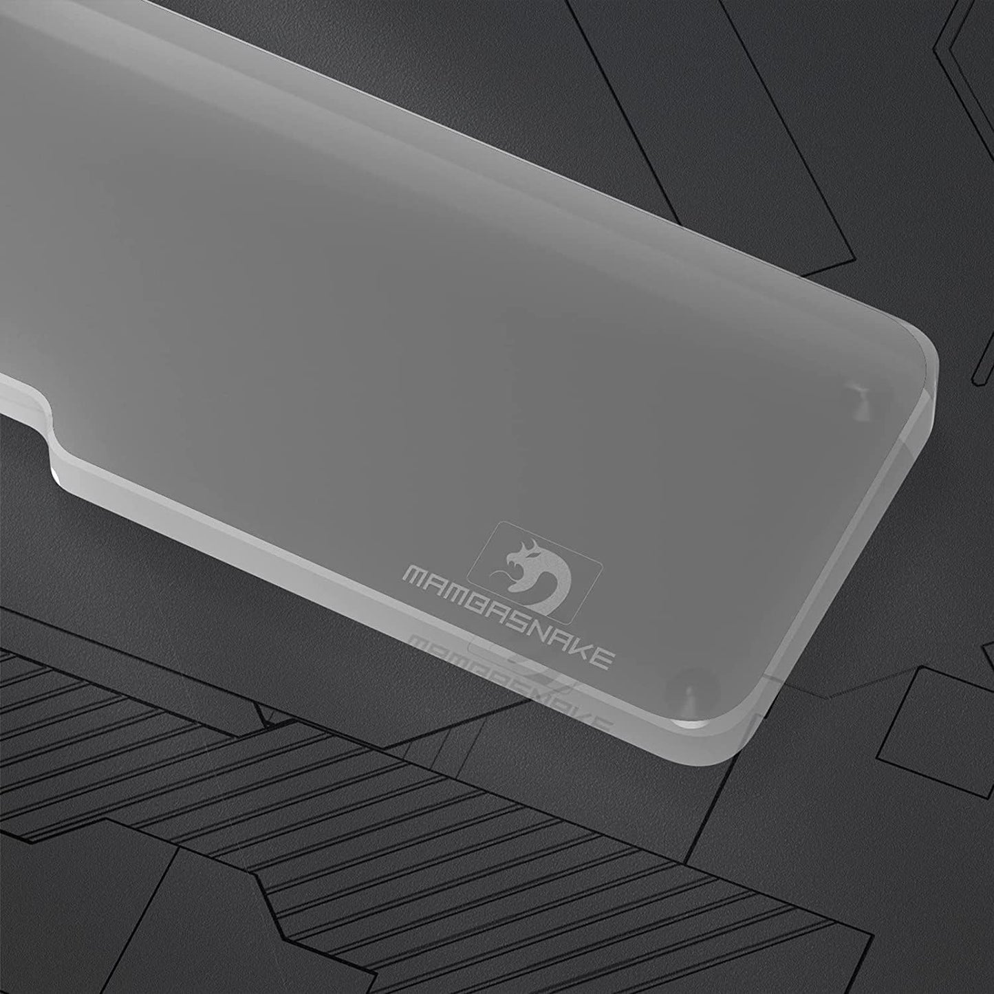 SELORSS Acrylic Keyboard Wrist Rest 98-Key Mechanical Keyboards Ergonomic Palm Rest for Computer Keyboard,Anti-Slip Base,Wrist Pad for Laptop,Office & Home-Easy Typing