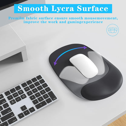 Wrist Rest for Keyboard and Mouse, Ergonomic Gel Computer Keyboard Wrist Rest with Memory Foam, Keyboard Wrist Support Pad for Long Hours of Work, Gaming, Studying-Relieve Wrist Pain