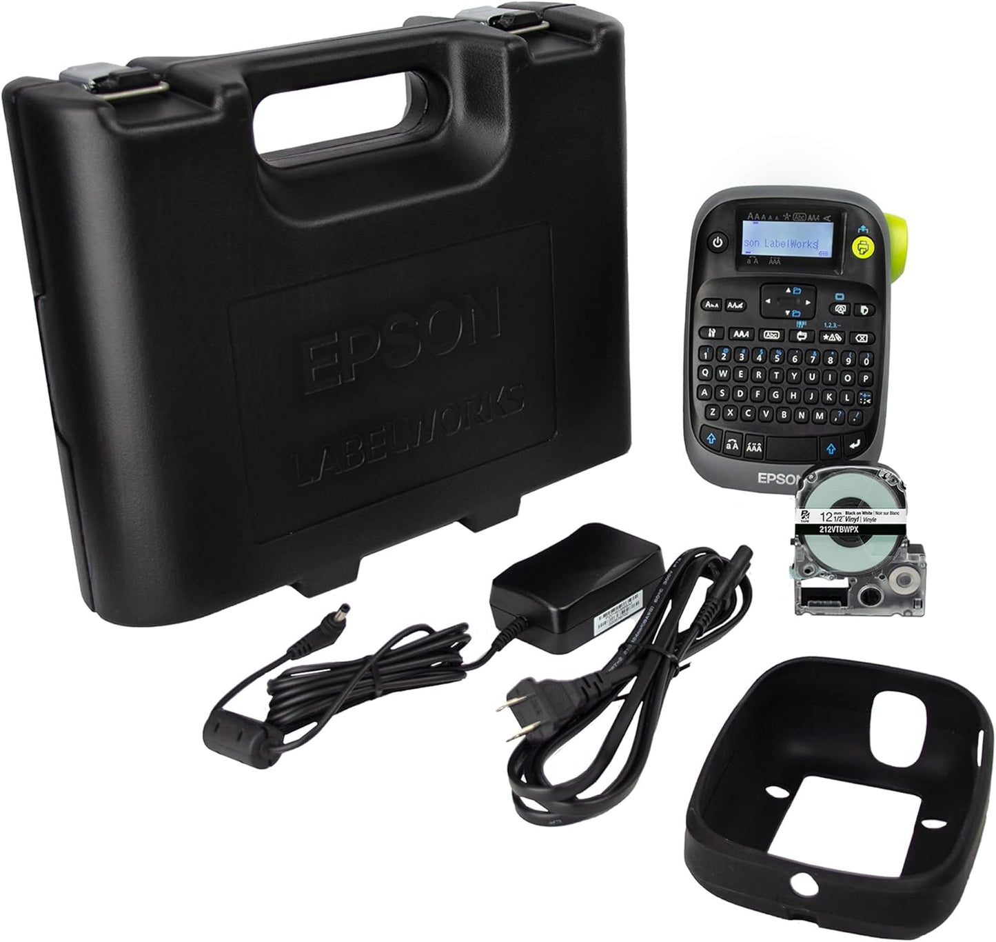 LABELWORKS Epson LW-PX300 Industrial Label Maker for Office – Compatible with Stickers, Magnets, and Shrink Tube, Portable Handheld Design, Label Maker and Tape Only