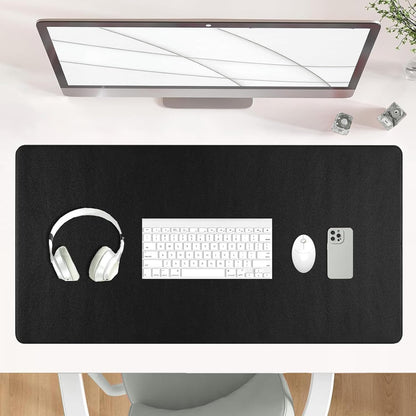 Green Desk Pad and Keyboard Wrist Rest, 3in1 Mousepad + Keyboard Wrist Rest+Mouse Wrist Rest for Home Office Table Computer Cover. (31.5×15.7,Green)