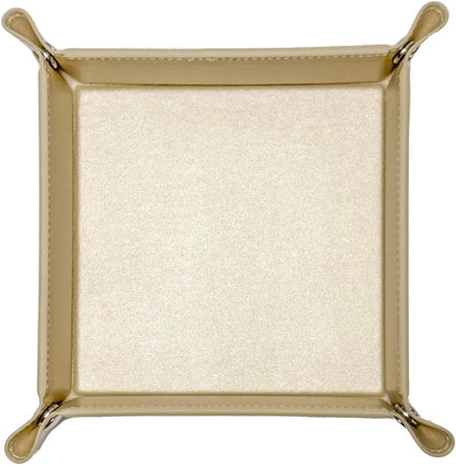 UnionBasic Medium Valet Tray, Jewelry Tray for Rings Watches Earrings, Entryway Catchall Caddy for Coins Keys Change, Nightstand Bedside Valet Holder, Trays for Electronic Gadgets, Candy Pink Plus - Colors A