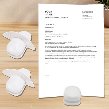 Paper Holder Stand for Desk, Paper Stand for Desk When Typing, Document Holder, Portable Counterweight Copies Stand Desktop Clamp for A4 Paper Documents Office Typing Reading (Blue)