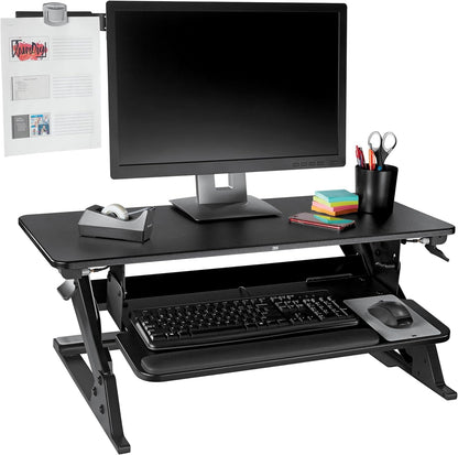 3M Monitor Mount Document Clip Copy Clip, Mounts Right or Left with Command™ Adhesive, Use on Monitors and Laptops for Easy Viewing and Reduced Clutter, Holds up to 30 Sheets, Black (DH240MB)