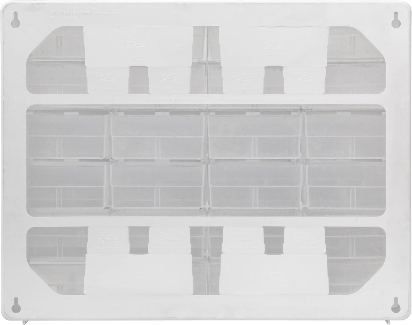 Akro-Mils 24-Drawer Plastic Drawer Storage Cabinet for Garage Organization, Bead Organizer, Building Bricks Storage, Teacher Toolbox, Makeup Organizer, 20" W x 6" D x 16" H, 10124 Black