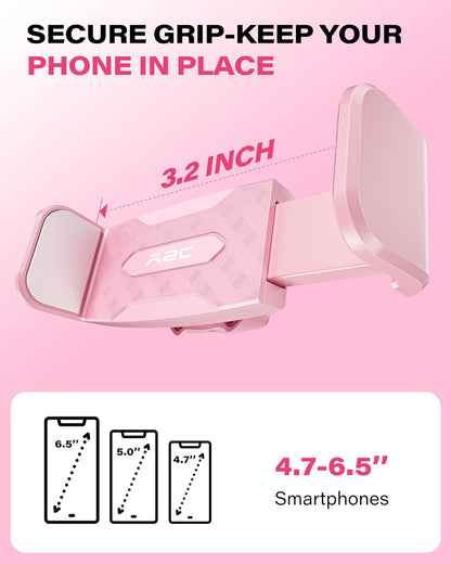 A2C Flexible Phone Holder for Treadmill, Peloton, Stroller, Shopping Cart, Desk, Portable Gooseneck 16.5” Long Arm Phone Mount for 4.7”-6.9" Smartphones