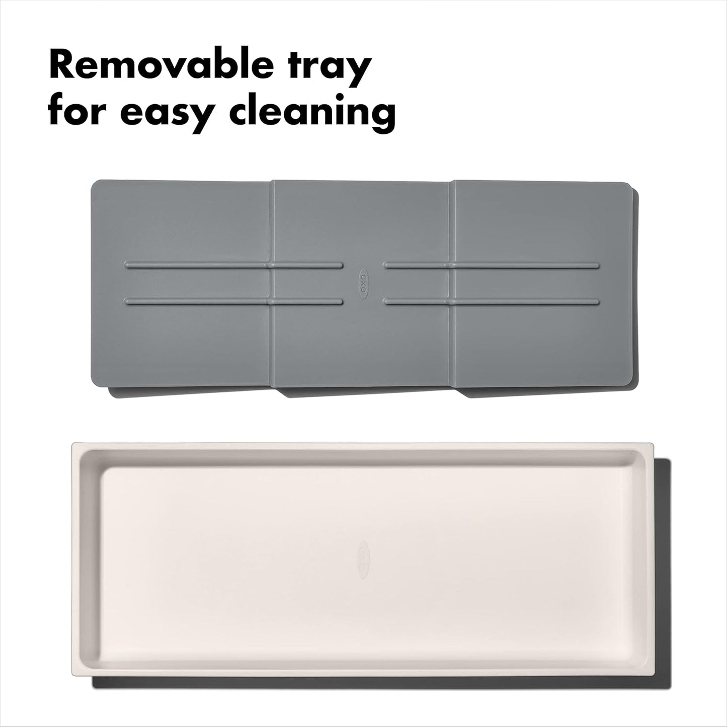 OXO Good Grips Drawer, Large Expandable Kitchen Tool Organizer, White