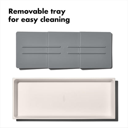 OXO Good Grips Drawer, Large Expandable Kitchen Tool Organizer, White
