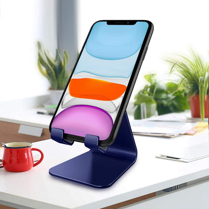 CreaDream Cell Phone Stand, Cradle, Holder, Aluminum Desktop Stand Compatible with Switch, All Smart Phone, iPhone 15 14 13 12 Pro Max Plus Mini Xr X Se 8 SE -Rose Gold