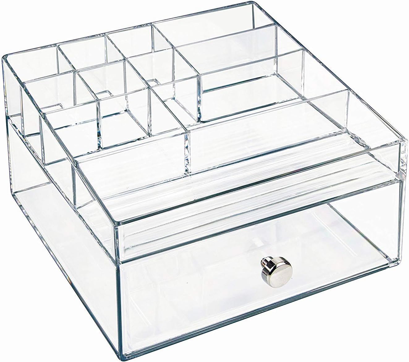 iDesign 36560EU 4-Drawer Vanity/Cosmetic Organizer, Set of 1, Clear