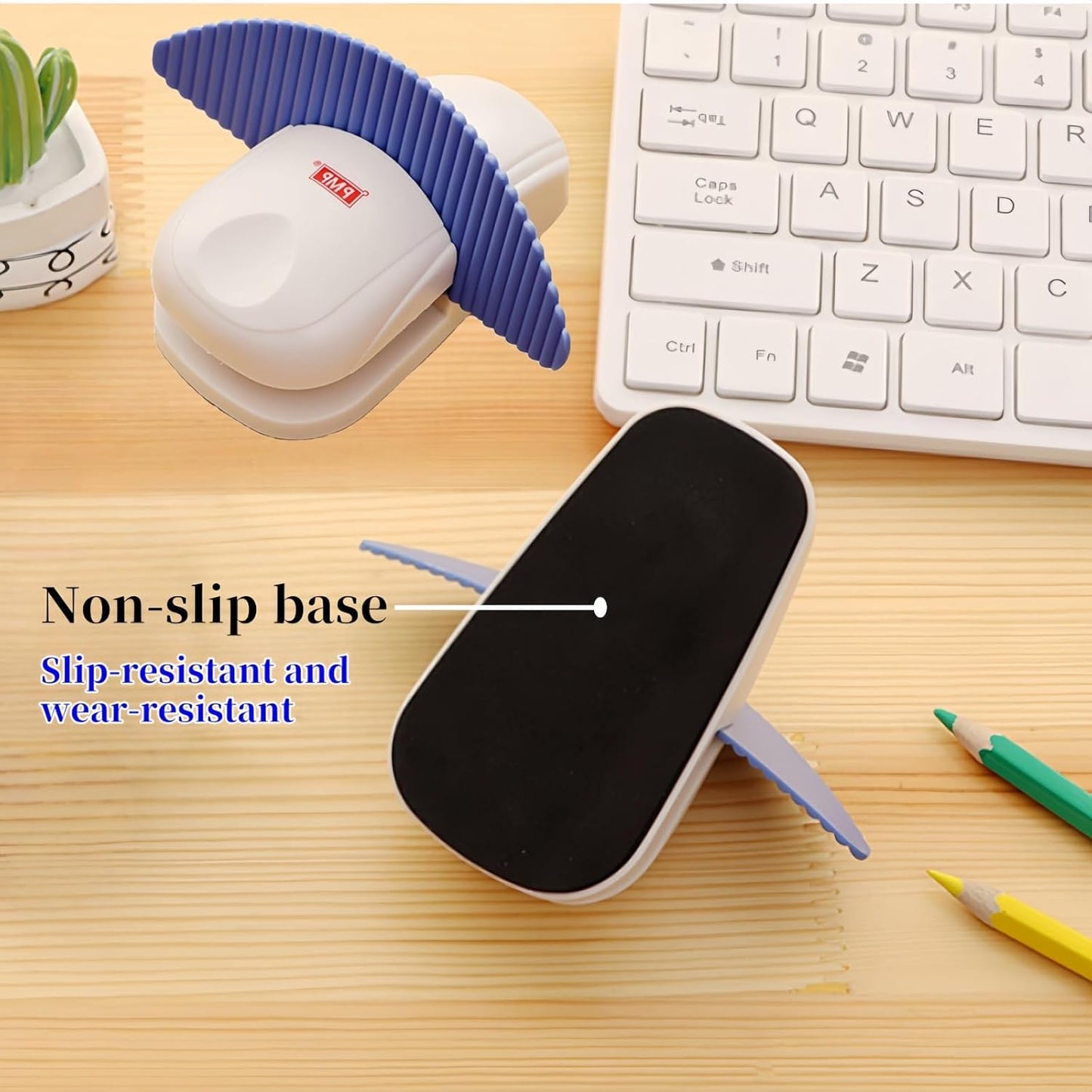 Document Holder for Typing,Portable Paper Stand with Non-Slip Base for A4 Paper,Compact Reading Clip Holder for Office Typing Reading