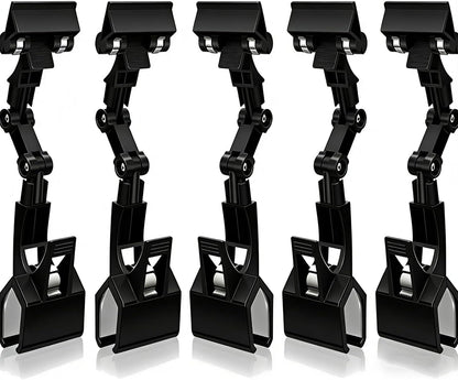 3pcs Sign Clips Clip Holder Sign Holder Clip Paper Holder for Table Top Clip On Sign for Paper Holder Computer Monitor Handy Artist Supplies Holder(Black)