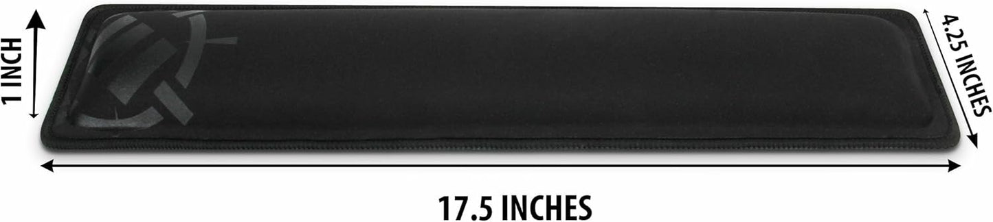 ENHANCE Keyboard Wrist Rest - Keyboard Wrist Support with Memory Foam Pad and Premium Anti-Fray Stitching - Fits Full Size Boards Helps with Pain for PC, Laptop, Office Typing - Galaxy