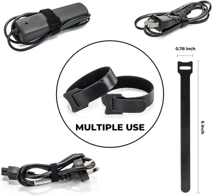 Cable Management Organizer Kit, Desk Cable Organizer, Cable Management Under Desk, Wire Management and Cord Organizer for Home, Office, Standing Desk