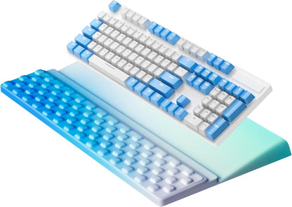 Ospelelf Keyboard Wrist Rest, Comfortable Ergonomic Keyboard Stand Riser Holder for Office Home