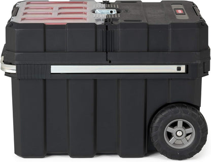 Keter Stack-n-Roll Two Drawer Tool Box for Small Parts and Power Tool Accessories, Fits Keter Modular Tool Storage System