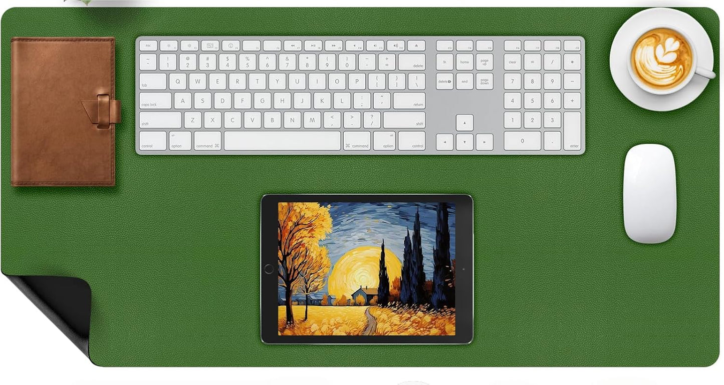 Mouse Pad and Keyboard Wrist Rest, 3-in-1 Large Keyboard and Mouse Pad Set, Ergonomic Wrist Rest for Computer Keyboards, Non-Slip Desk Mat Protector for Women (Purple Pink, 31.5" X 15.7")
