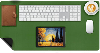 Mouse Pad and Keyboard Wrist Rest, 3-in-1 Large Keyboard and Mouse Pad Set, Ergonomic Wrist Rest for Computer Keyboards, Non-Slip Desk Mat Protector for Women (Purple Pink, 31.5" X 15.7")