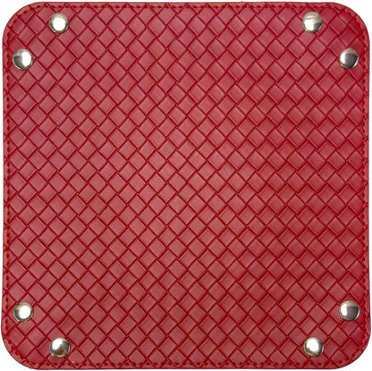 UnionBasic Medium Valet Tray, Jewelry Tray for Rings Watches Earrings, Entryway Catchall Caddy for Coins Keys Change, Nightstand Bedside Valet Holder, Trays for Electronic Gadgets, Candy Pink Plus - Colors B