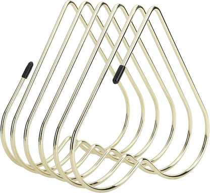 Folder Holder for Desk, Heart Shaped Desk File Organizer Vertical File Holder, 5 Slots Iron Gold File Holder, Telescopic Book File Organizer Stand for Desk File, Gold