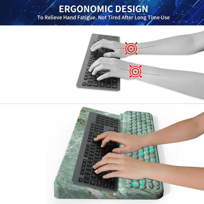 Keyboard Stand for Desktop, Keyboards Wrist Rest, Ergonomic Keyboards Holder for Easy Typing Working, Wrist pad for Keyboards with Comfortable Wrist Rest for Keyboard Pink