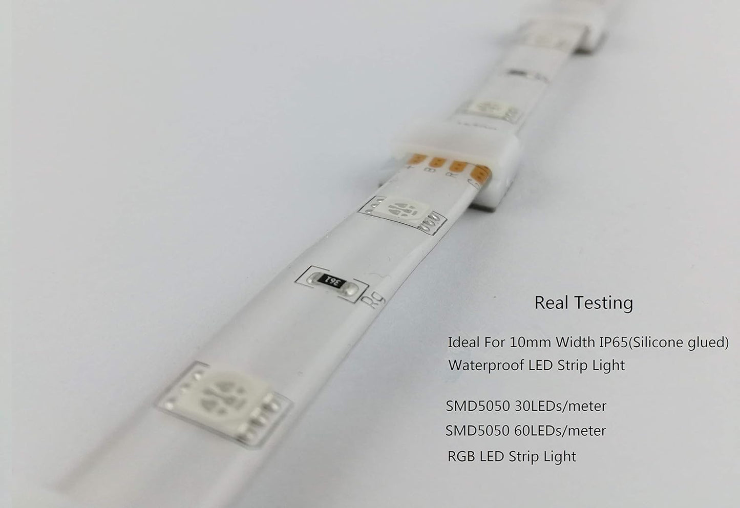 Threetwofour 100 Pack Double Installation LED Strip Light Mounting Bracket Self Adhesive LED Clips Only use for Width 8-10mm/0.31-0.39in Height<2.8mm/0.11in Indoor LED Strip Light with 102PCS Screws