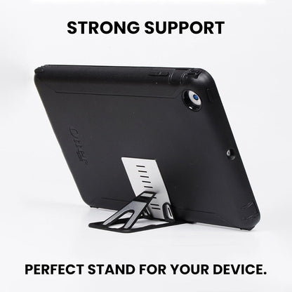 Foldable Phone Stand for Desk | Six Position Adjustable Folding Bracket for Cell Phone | Black Cellphone Holder for Desk & Smartphone Stand | Cellphone & Accessories for Men & Women
