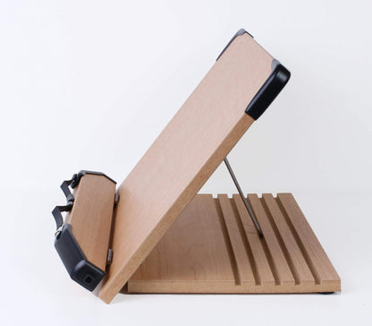BS2500 Large 16x10.5 Portable Adjustable Foldable Bookstand Holder for Reading Hands Free Large Thick Heavy Textbooks Cookbooks Tablets