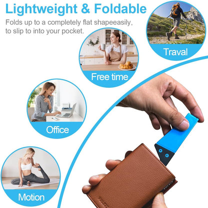 POQOD 2 Pack Cell Phone Stand, Foldable Phone Holder for Desk Compatible with Phone 15 14 13 12 11 Pro Xs Xs Max Xr X 8, Nintendo Switch, All Phones, Black & White