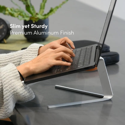 xympo Aluminum Laptop Stand for Desk, fits 13" - 16" Laptops