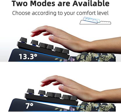 Ospelelf Keyboard Wrist Rest, Comfortable Ergonomic Keyboard Stand Riser Holder for Office Home