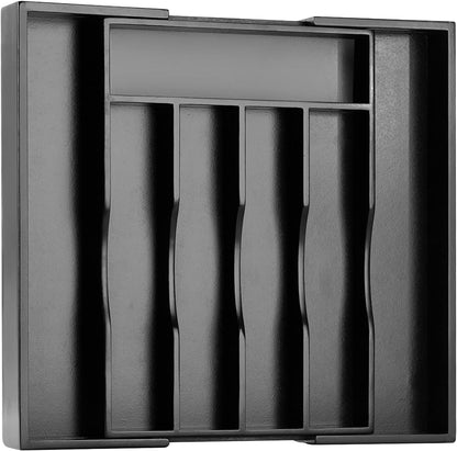 Kitchen Silverware Drawer Organizer and Storage Flatware Cutlery Utensil Holder Spice Rack Containers Bathroom Counter Cabinet Office Desk Makeup Drawer Tray Kitchen and Dining Tools Decor Accessories