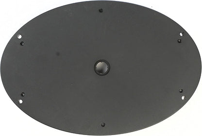 Vu Ryte Stackable 1 Inch Computer Monitor Riser Stand, Oval, Black, VUR 8800 4-Pack