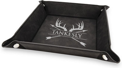 Personalized Organizer for Men, Jewelry Tray, Desk Organizers for Men Women, Men Women Jewelry Key Tray, Desk Storage Plate, Valet Tray Desktop Storage Organizer