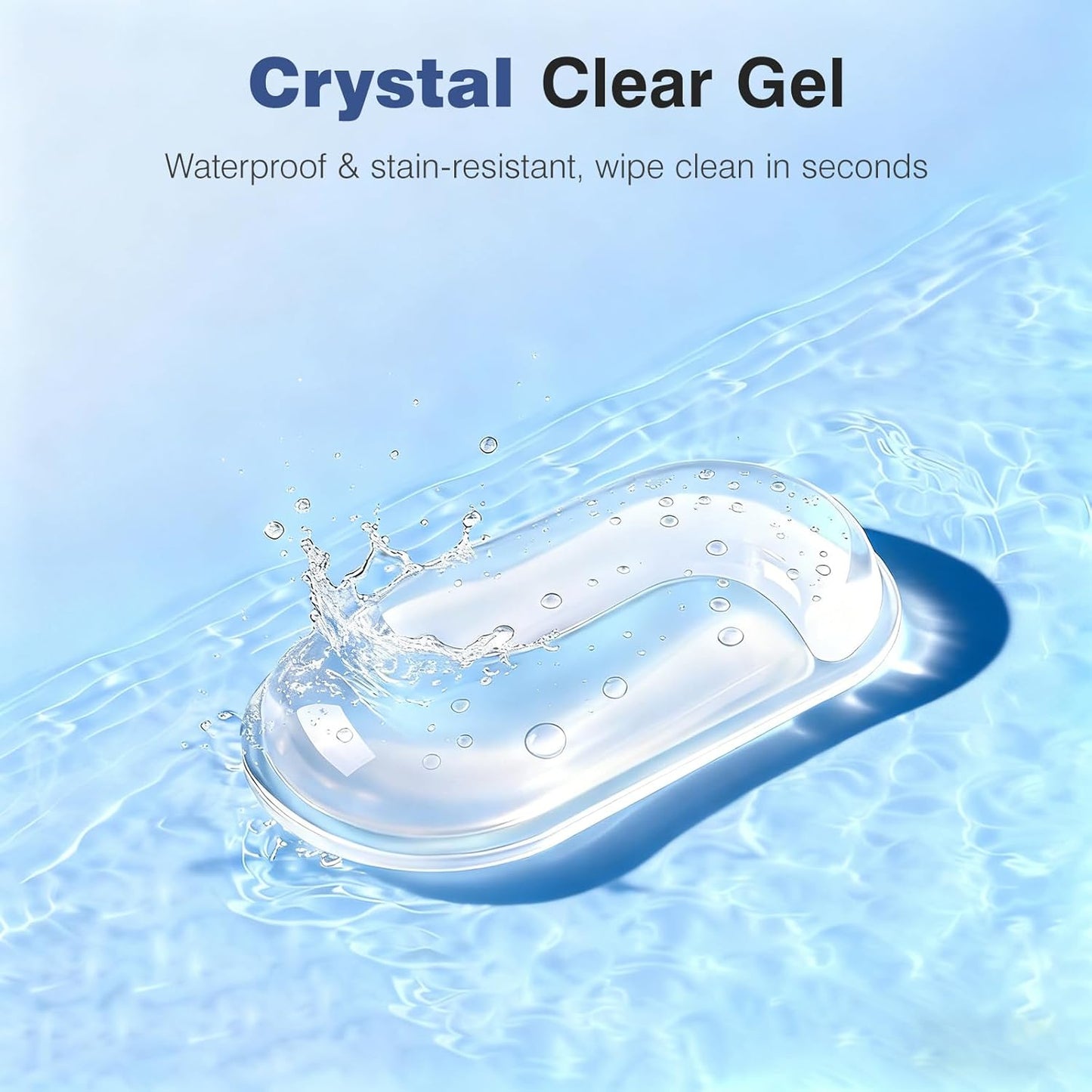 Ospelelf Mouse Pad with Wrist Rest and Ergonomic Gel Keyboard Hand Wrist, Support for Typing Gaming, Relieve Wrist Pain, Cool & Easy to Clean, for Office, Programmer, Home Computer Use, Pink