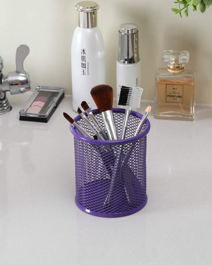 EasyPAG Pencil Holder for Desk, 2 Pack Metal Pen Organizer, Mesh Pencil Cup Organizer for Home, Office, Classroom, School, Black