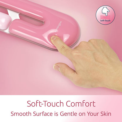 Kensington Duo Gel Loop Wrist Rest for Keyboard, Wrist Pad for Full Size Keyboard, Ergonomic Wrist Pad, Non-Skid Computer Pad with Wrist Support, Pink K62679WW, 17.7" x 3.7"x 0.9”