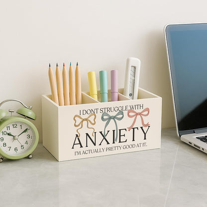 Boho Floral Mental Health Pen Holder for Desk, Special Education Classroom Must Haves, Inspirational Autism ADHD Awareness Pencil Holder for Classroom Therapy Office