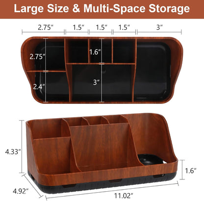 GFWARE Bathroom Organizers and Storage - Detachable 7 Slots Kids Electric Toothbrush and Toothpaste Holde Drainage for Bathroom Accessories Organization Counter Vanity Storage
