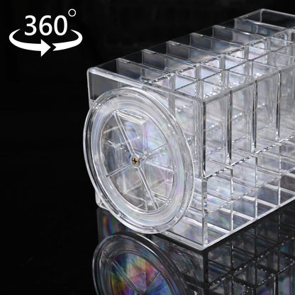 Ikee Design Acrylic Makeup Organizer with 4 Drawers and Removable Top Lipstick Holders, Ideal for Make-up or Accessories,Enhance Your Vanity or Bathroom with Clear Design for Quick Visibility