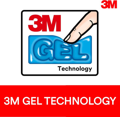 3M™ Compact Gel Wrist Rest for Keyboards, Soothing Gel Comfort, Product Protection, 18" Wide, Black